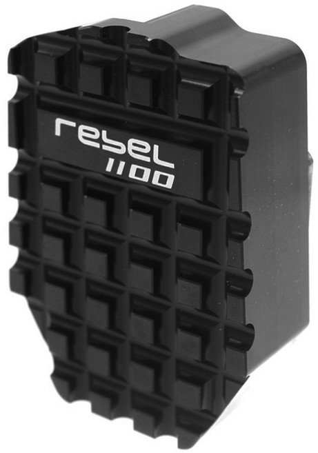 혼다 레블1100 풋 브레이크 페달 발판, 블랙, 1개