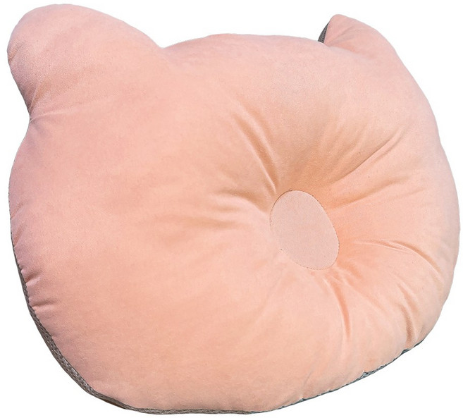 짱구베개 신생아베개 아기베개 씨클라우드 두상관리 태열베개 메쉬 알러지케어 극세사, 옐로우, 1개