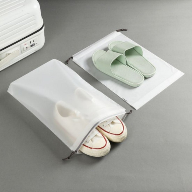 조리개파우치 방수 반투명 스트링파우치 여행용 짐정리 신발주머니 선인장 30x40 AWWE4910D