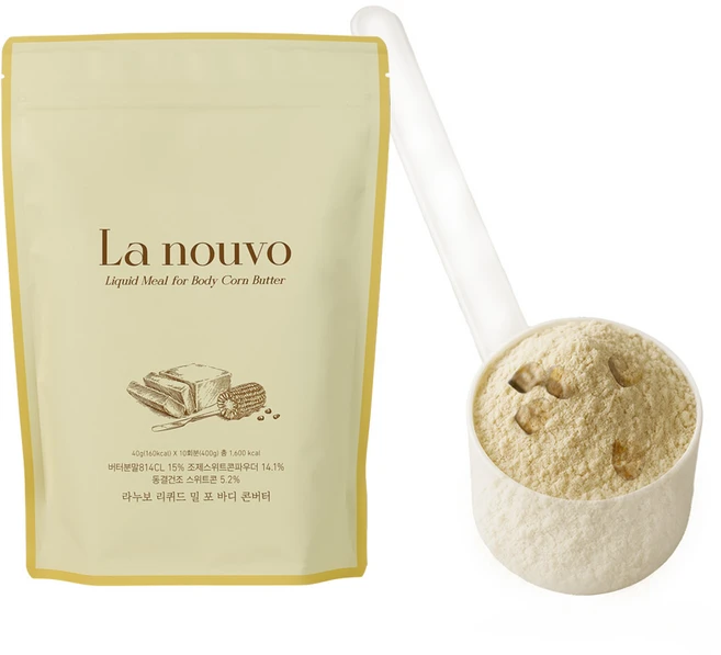 라누보 리퀴드밀 쉐이크 콘 버터 대용량 다이어트 쉐이크, 1개, 400g - 쿠팡