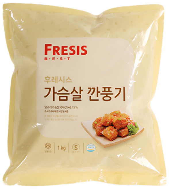 후레시스 가슴살 깐풍기, 2개, 1kg