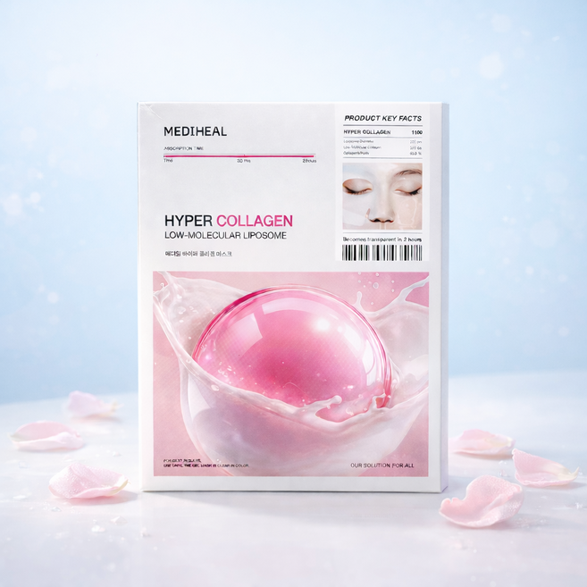 메디힐 하이퍼 겔 마스크 콜라겐 1박스/ 4개, 1개, 4개입