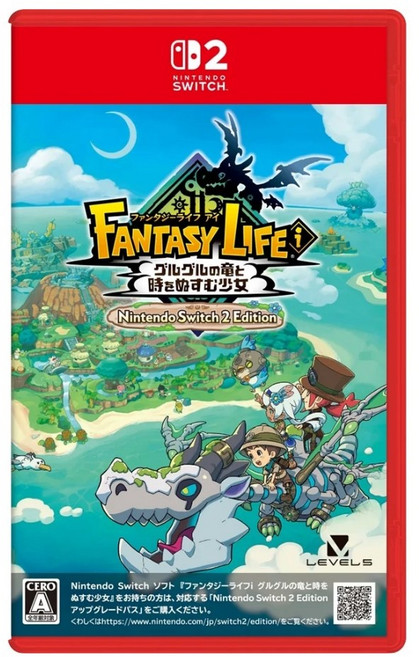 Nintendo Switch2 NS2 奇幻生活RPG 國際中文版 遊戲片, 【NS2】奇幻生活i 轉圈圈的龍和偷取時間的少女