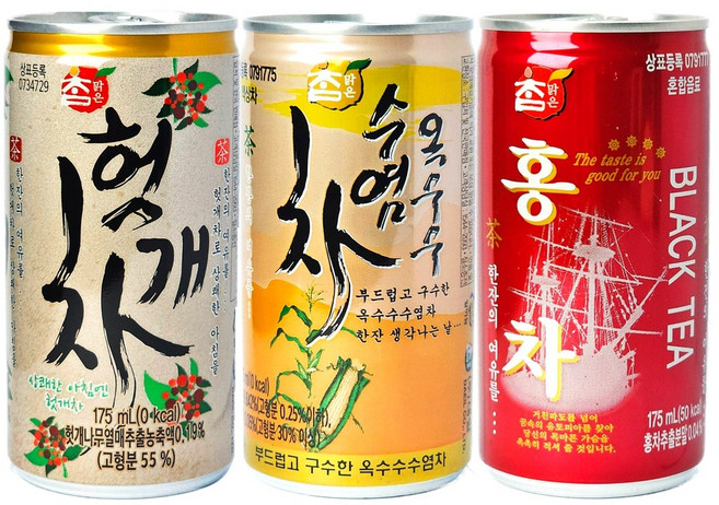 참맑은 옥수수수염차+헛개차+홍차 3종 총 90캔, 90개, 175ml