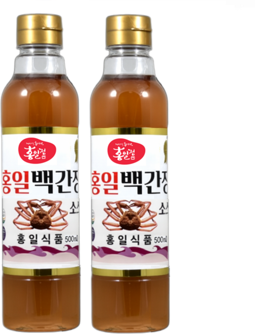 홍일 백간장 소스, 2개, 500ml