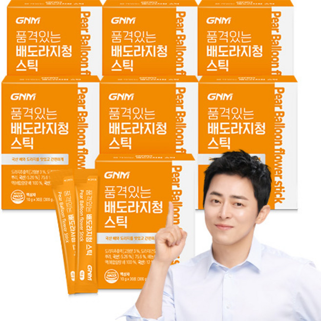 GNM자연의품격 국산 배 도라지청 스틱, 10g, 30개입, 7개