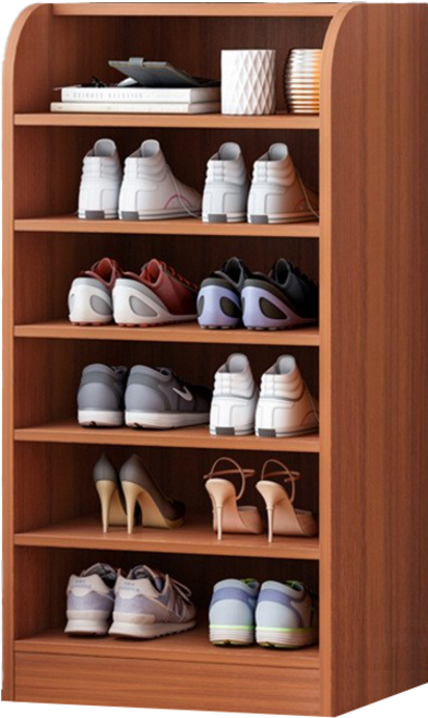 가팡 원목 신발장 7단 43 x 30 x 100 cm, 우드