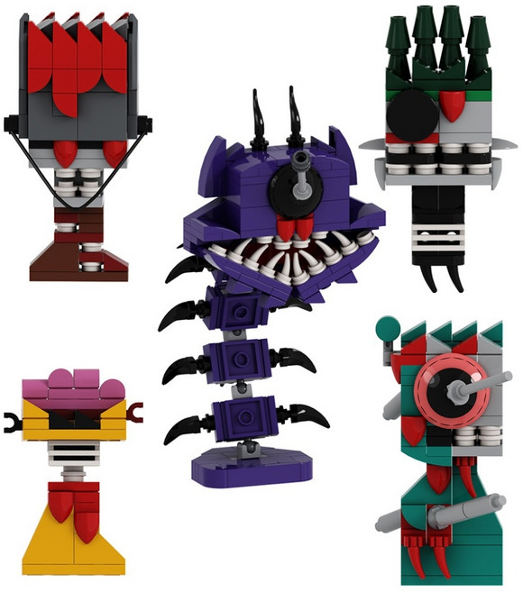 스프런키 sprunki 호러 블록 세트 250921, 호러5종D, 1개