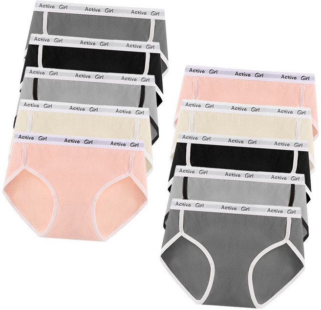 라온 여성 액티브걸 면스판 팬티 10p