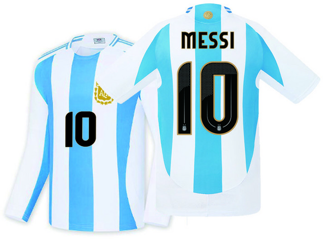 24/26 아르헨티나 홈 메시 키즈 성인 축구 유니폼 호환상품 F4426