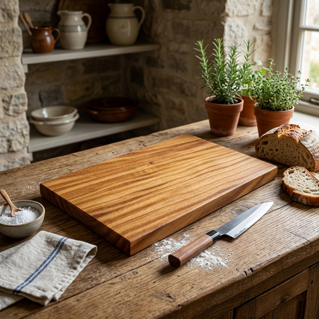 나무도마 원목 우드 향균 천연 플레이팅 국산, 1개, 느티나무