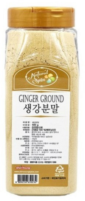 내츄럴스파이스 생강분말, 400g, 5개