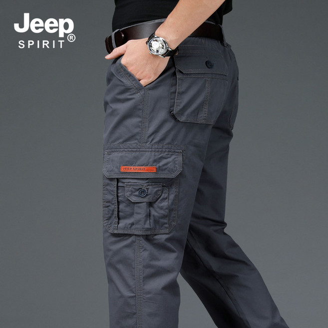 JEEP SPIRIT 지프 스피릿 봄가을 남성 캐주얼 카고바지 JP2022+양말