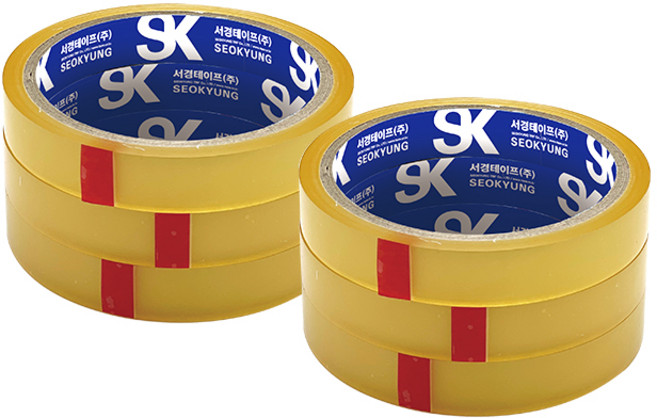 (주)서경 초강력 셀로판 테이프, 투명, 30개