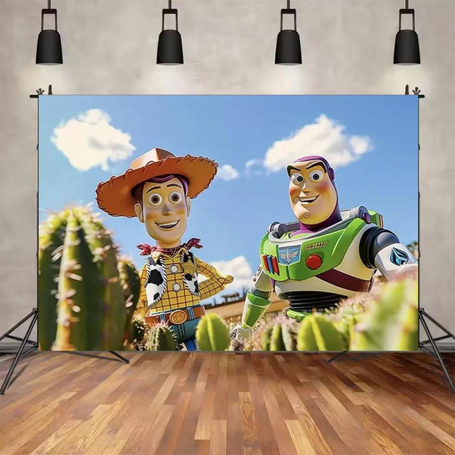 토이 버즈 라이트이어 우디 생일 파티 벽장식 배경 선물 샤워 배너 포스터 사진 스튜디오, 1개, 29. SS153-18 / E. 180x120cm
