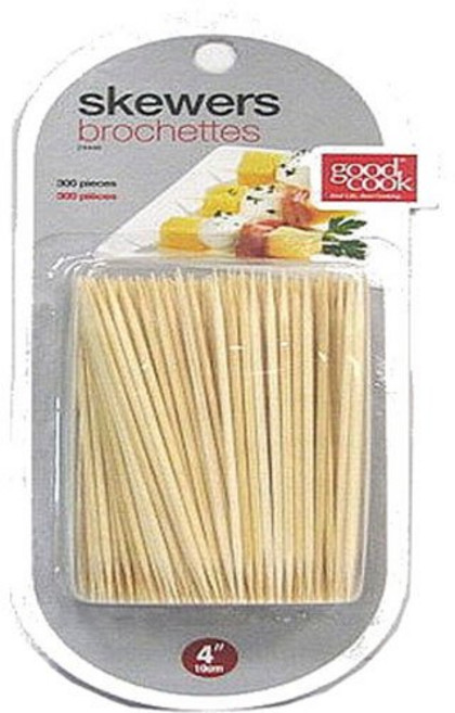 Good Cook 스큐어 대나무 9.5cm 일회용꼬치 꼬지, 300개입, 1개