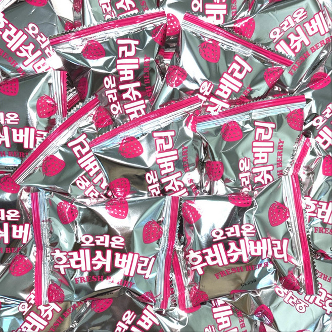 오리온 후레쉬베리 딸기 어린이집 행사 유치원 대용량 간식, 28g, 35개