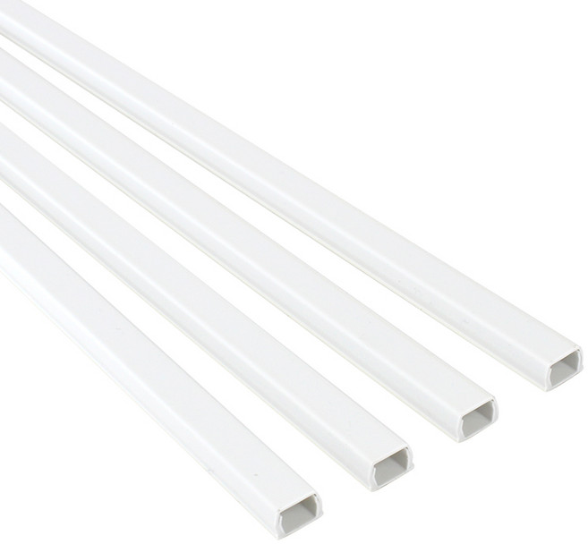 화이트 국산 전선몰드1M 인도어15mm*4P 화이트, 4개