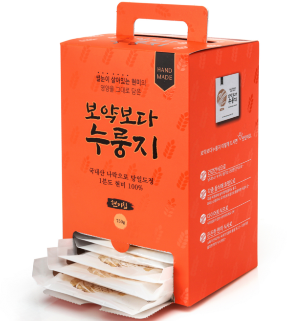 보약보다누룽지 국내산 햇나락 수제현미누룽지 대박스 750g, 1개