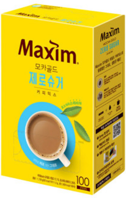 맥심 모카골드 제로슈거 커피믹스 100T, 5g, 1개, 100개입