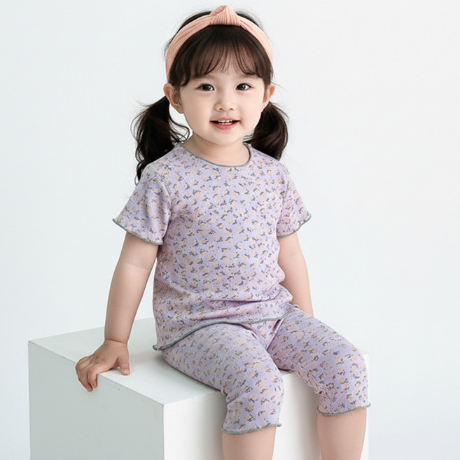 몽실이 곰돌이 골지 실내복 세트