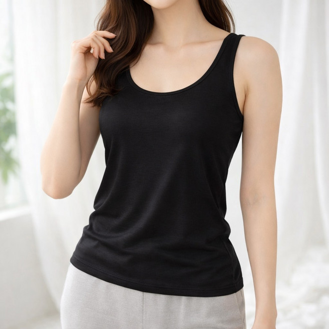 필테라 여성 국내산 인견 런닝 시원한 데일리 이너_2P