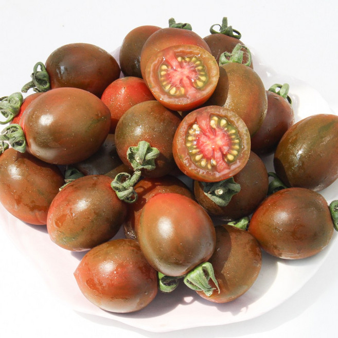 산지직송 달콤 짭짤 부산 대저 흑대추 방울토마토, 1개, 2kg (혼합과)