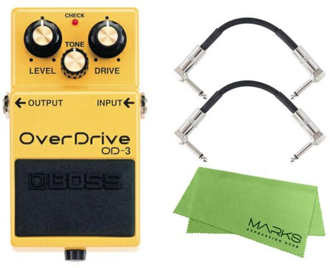BOSS Bass OverDrive ODB-3 + WARWICK 패치 케이블 2개 세트[마크스·오리지널 크로스, 1개