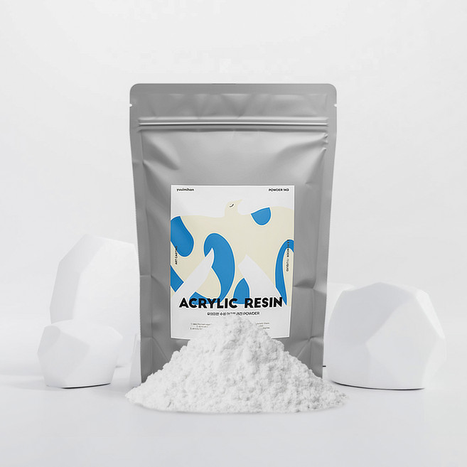 유의미한 기포없는 국내최초 물+수성 아크릴 레진 파우더1kg 테라조 레진공예 part1