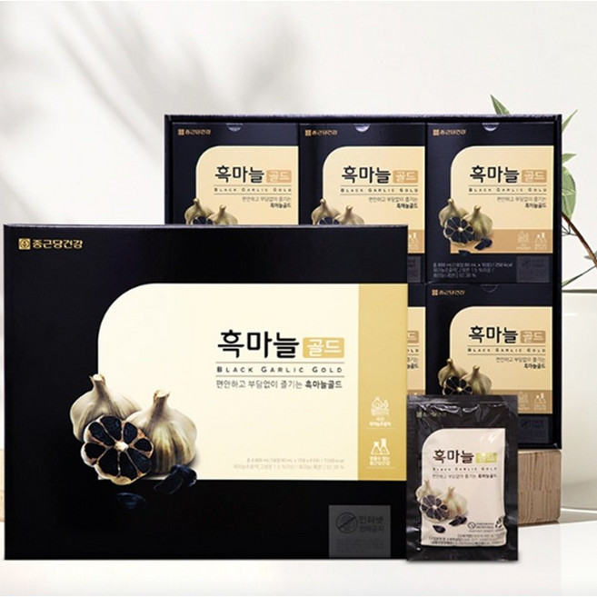 마시는수액 면역증강 종근당 흑마늘골드 파비플로라 대용량, 80ml, 240개