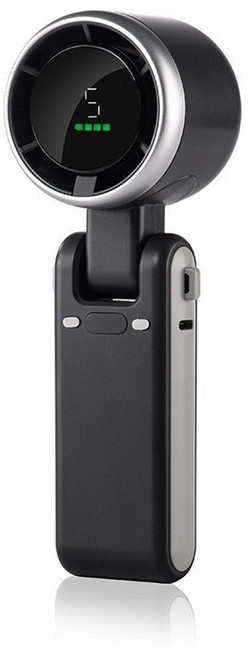行動式USB風扇 5檔調速 3600mAh, 灰色, 如圖