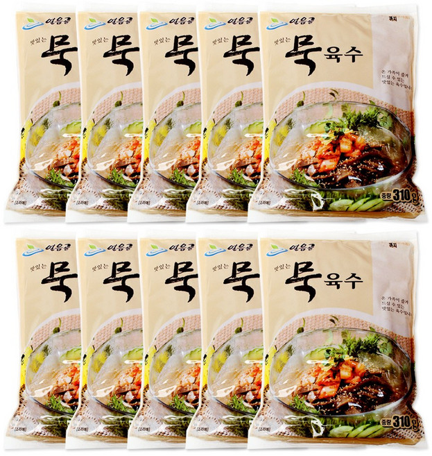벅스웨이 맛있는 묵육수, 310g, 10개