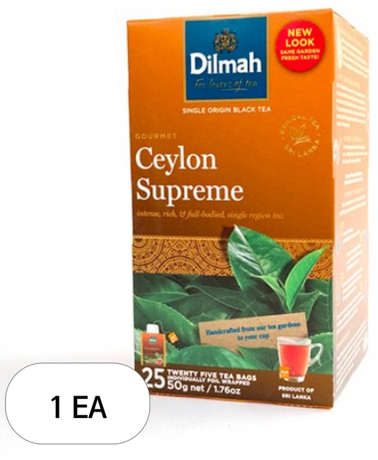 딜마 Funtea 실론 홍차, 2g, 25개입, 1개