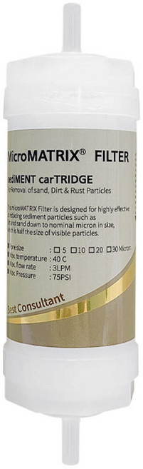 FMF-05MF14 마이크로 매트릭스 필터 피팅형 MicroMATRIX FILTER 녹물제거필터 정수필터 수도필터 샤워필터 싱크대필터 수돗물필터 비데필터382132, FMF-05MF14 마이크로 매트릭스 필터 피팅형 Mi, 10cm, FMF-05MF14 마이크로 매트릭스 필터 피팅형 Mi
