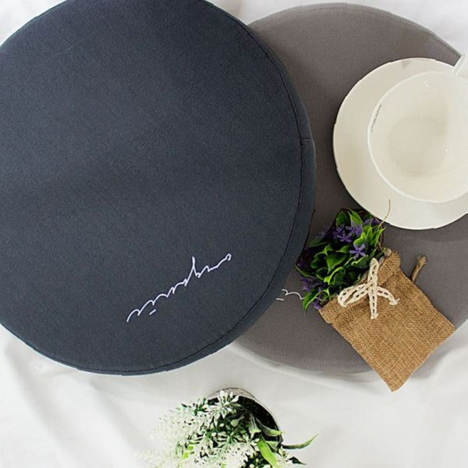 원형 쿠션 두툼한 폼 충전재 식탁 의자 방석 거실 인테리어 좌식 바닥 깔개 앉는