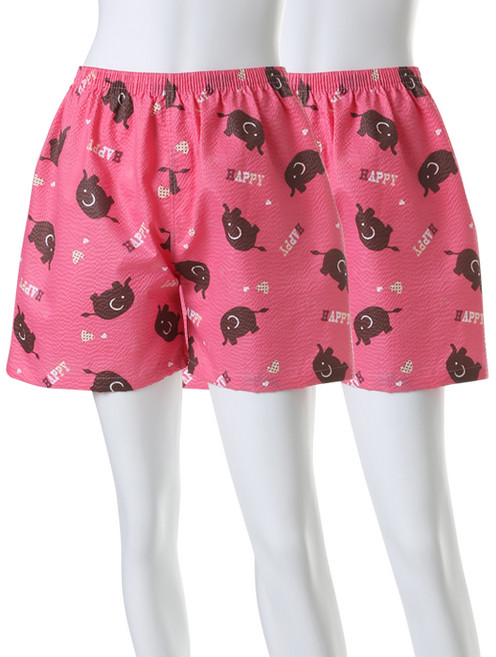 캐리루시 국산 시원한 엠보 3부 잠옷반바지 파자마(2P)