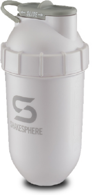 쉐이크스피어 오리지널 뷰 노볼 쉐이크통 쉐이커 프로틴쉐이커, 오리지널 화이트, 700ml, 1개