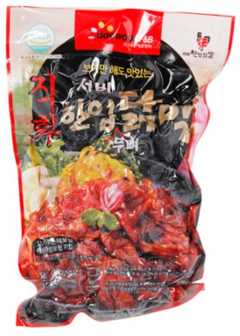 서비한입닭발 직화무뼈닭발(국내산), 18개, 250g