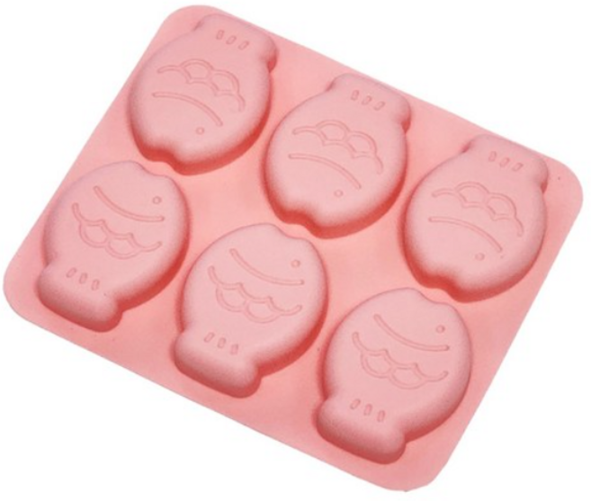 베스톰 참붕어빵 몰드 6구, 연핑크, 2개