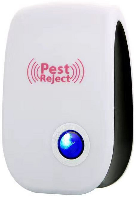 Pest Reject 초음파 벌레퇴치기 모기 퇴치 가정용 쥐퇴치기 물리적 구충, 흰색*2