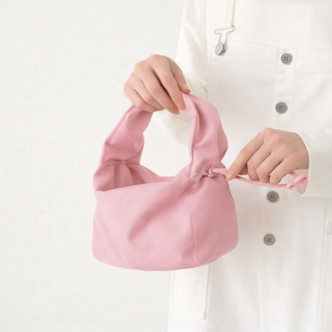 디엘리 셔링 미니 토트백