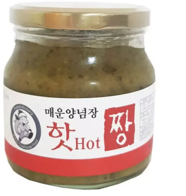 웰빙 고추 양념장 핫짱 500g, 1개