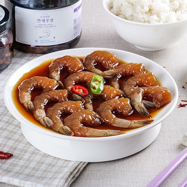 입맛 없을 때 먹기 편한 깐새우장, 깐 새우장, 1개, 1kg