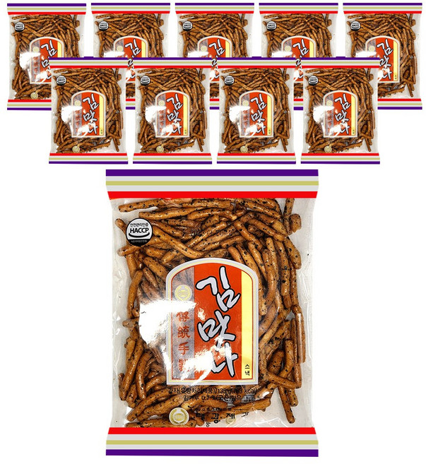 옛날과자 태광제과 김맛나 135g, 10개