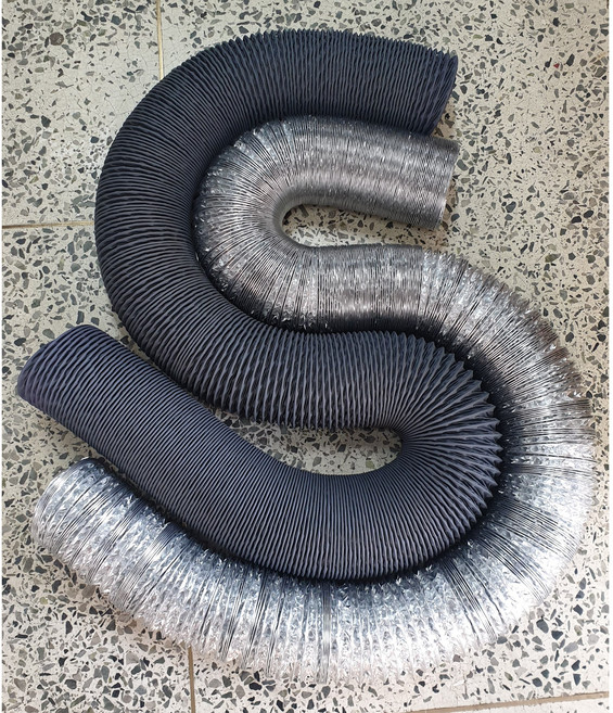 후렉시블호스 덕트자바라 닥트호스 주름관 SUS반도 FLEXIBLE 타포린 알루미늄, T/P후렉시블, 5M, 1개