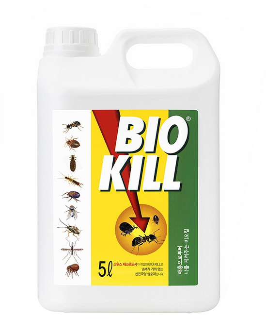 동성 비오킬 5리터 대형 배드버그 바퀴벌레 개미 진드기 살충제 원예용품 해충방재 배드버그, 1개입, 3개