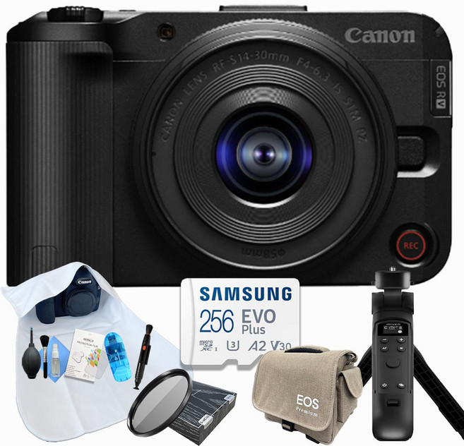 [포토리뷰이벤트] 캐논 EOS R50 V 블랙+14-30 KIT + 크리에이터 9종 패키지(아이리버 OLED 무선 슈팅그립 / 256GB), 256GB, 슈팅 그립 블랙