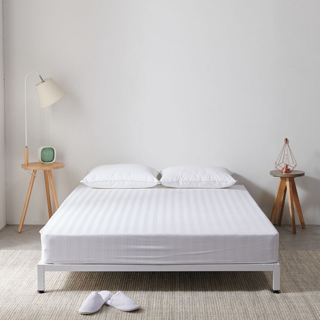 호레카클래식스 호텔식 고급 침구커버 핏트시트 스트라이프(3cm)