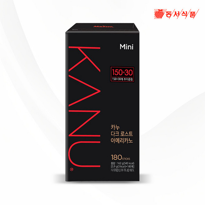 카누 미니 다크 로스트 아메리카노, 900mg, 180개입, 1개