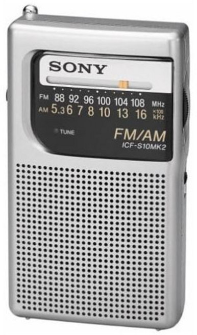 소니 ICF-S10MK2 포켓 AMFM 라디오 실버, Sony ICF-S10MK2 포켓 AM/FM 라디오,